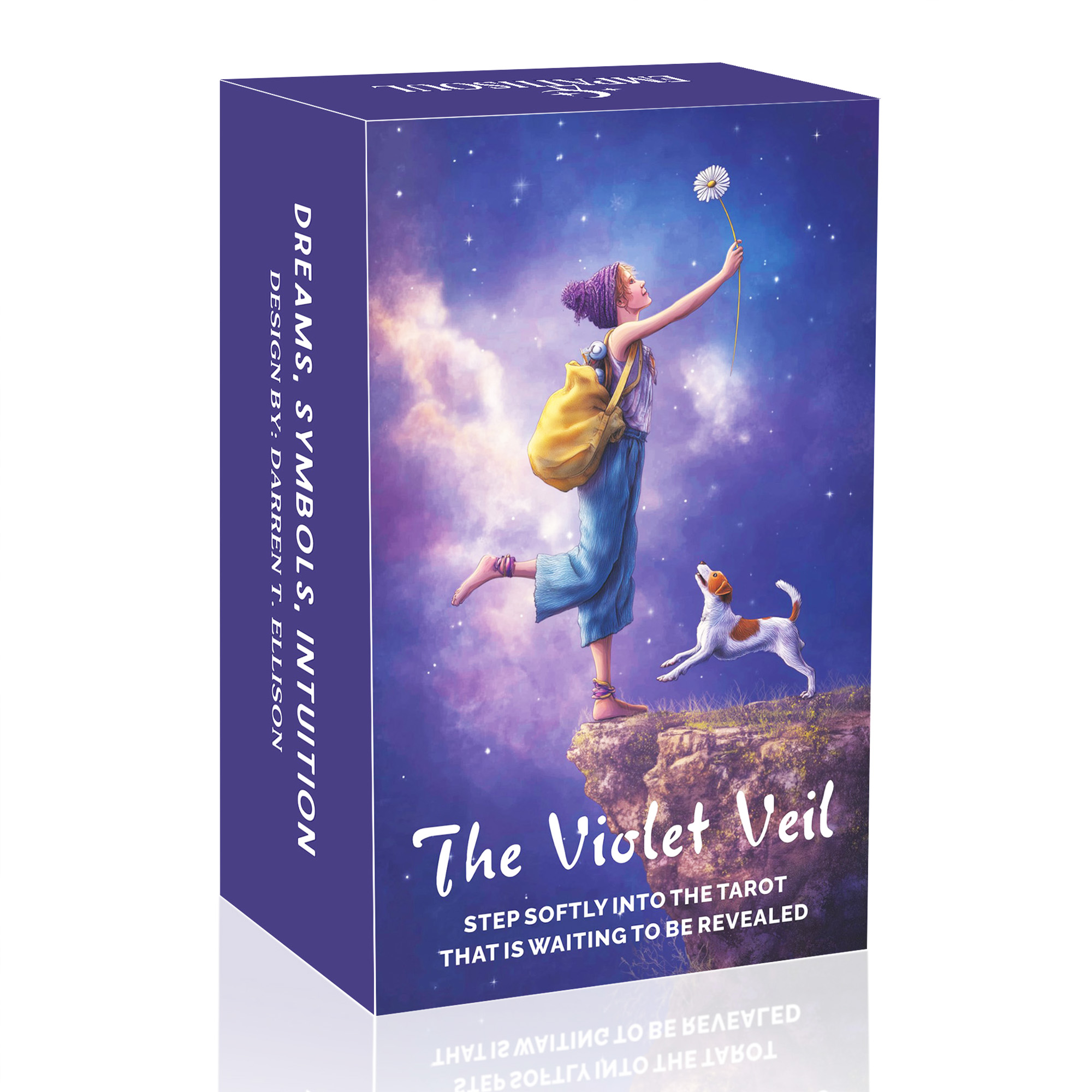 Tarot Cards Deck With Guidebook - Juego de tarot The Violet Veil,