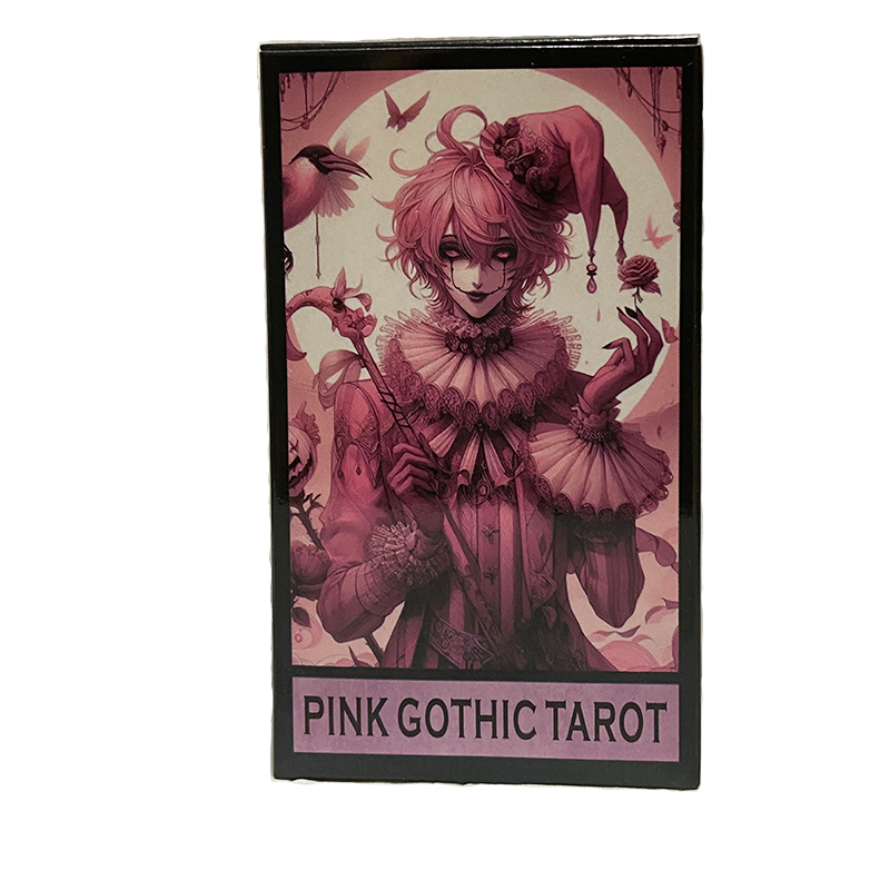 Tarot Cards Deck With Guidebook - Baraja de Tarot Gótica Rosa de