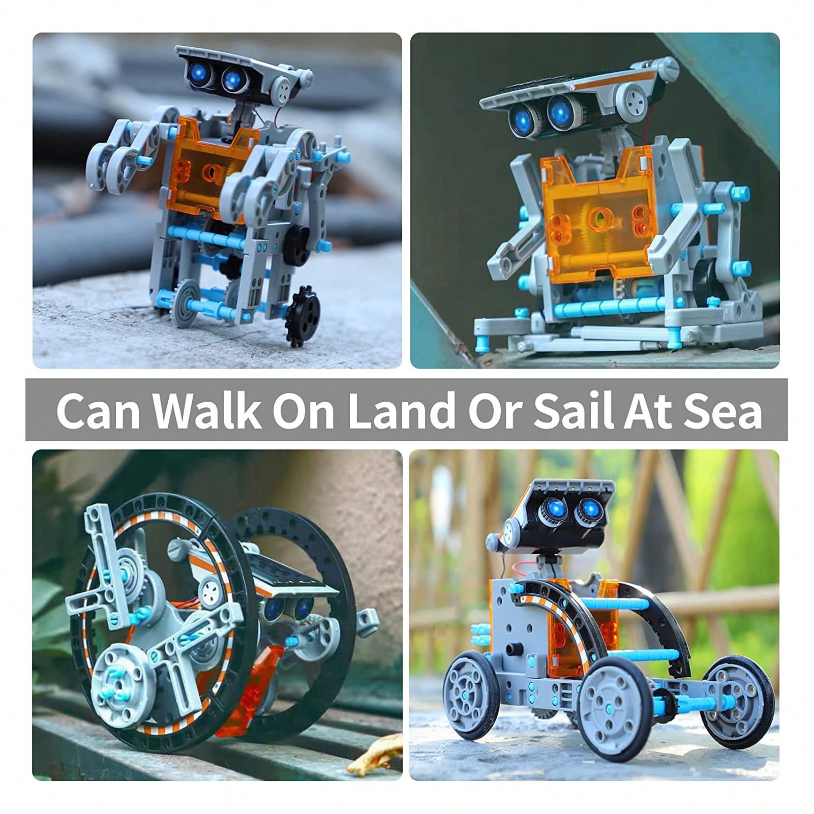 Kit de juguetes de robot solar - Stem Solar Robot Kit For Kids reseña y precio