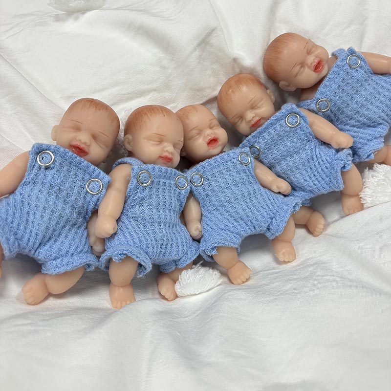 5 unids/set 4 pulgadas hecho a - Reborn Baby Doll Silicone Realistic reseña y precio