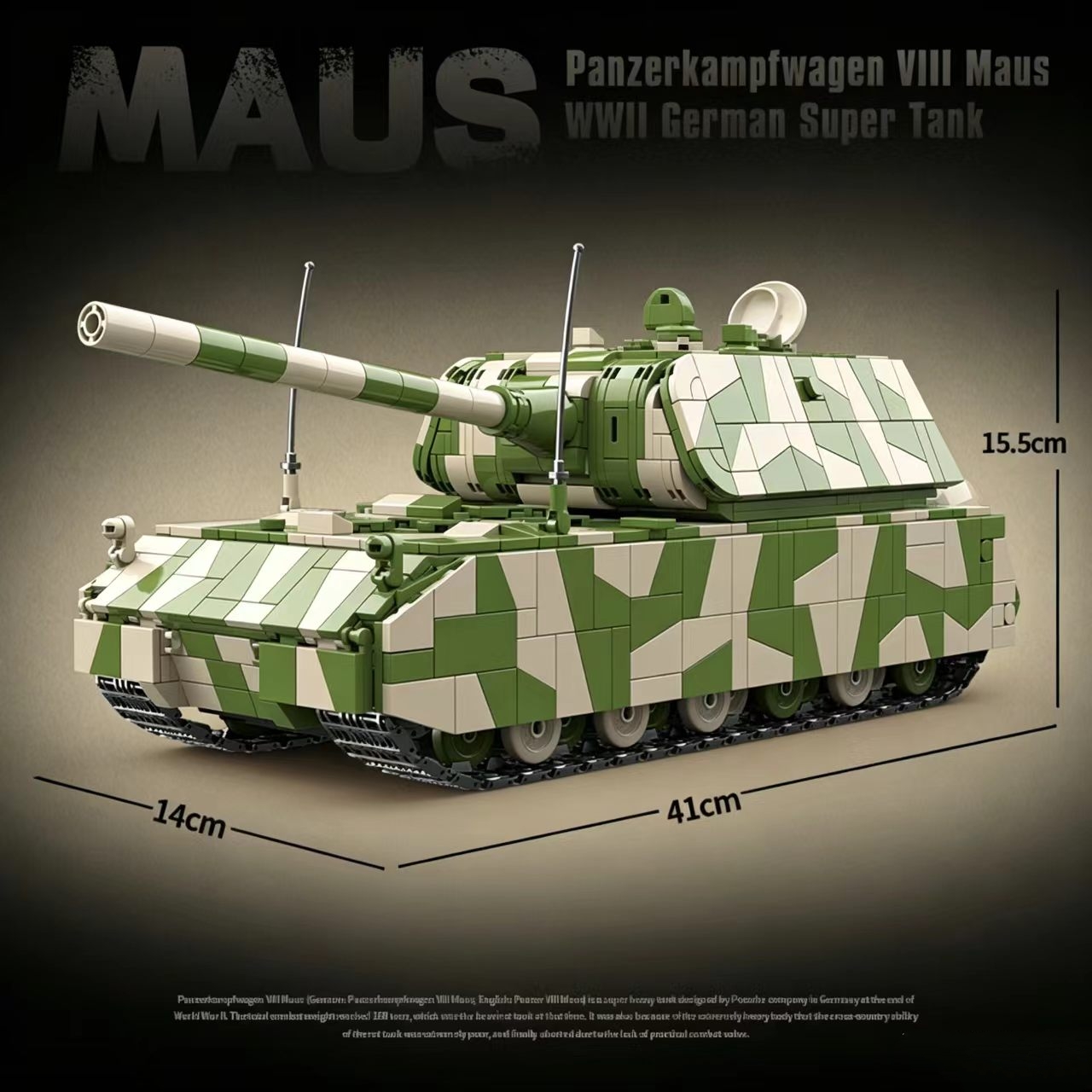 Set de bloques de construcción - Lego Compatible Military Tank reseña y precio