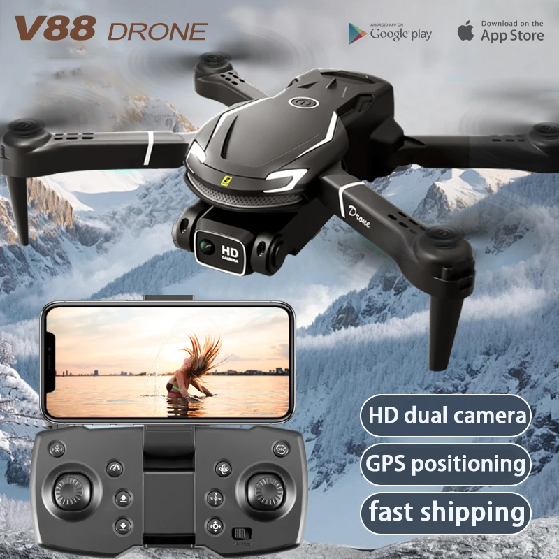 Juguete de Regalo 2026 V88 Dro - Fpv Brushless Rc Drone 4K reseña y precio