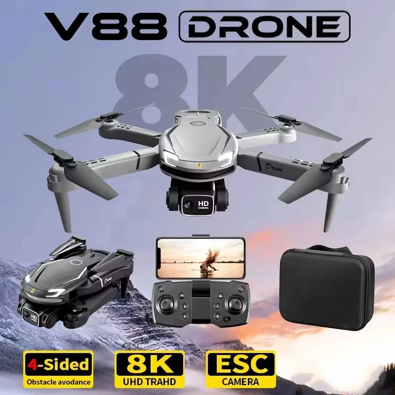 Juguete de Regalo 2026 V88 Dro - Fpv Brushless Rc Drone 4K reseña y precio
