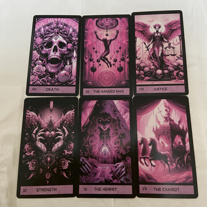 Baraja de Tarot Gótica Rosa de - Tarot Cards Deck With Guidebook reseña y precio