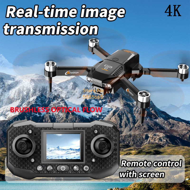 4K Cámara dual Flujo óptico Si - Fpv Brushless Rc Drone 4K reseña y precio